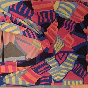 Colorful Geometric Patterned Skirt